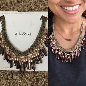 Stella & Dot Bora Fringe Necklace